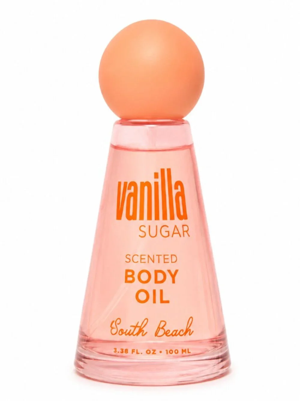 South Beach Vanilla Sugar Scented Body Oil 3.38 oz Hydrating Body Oil